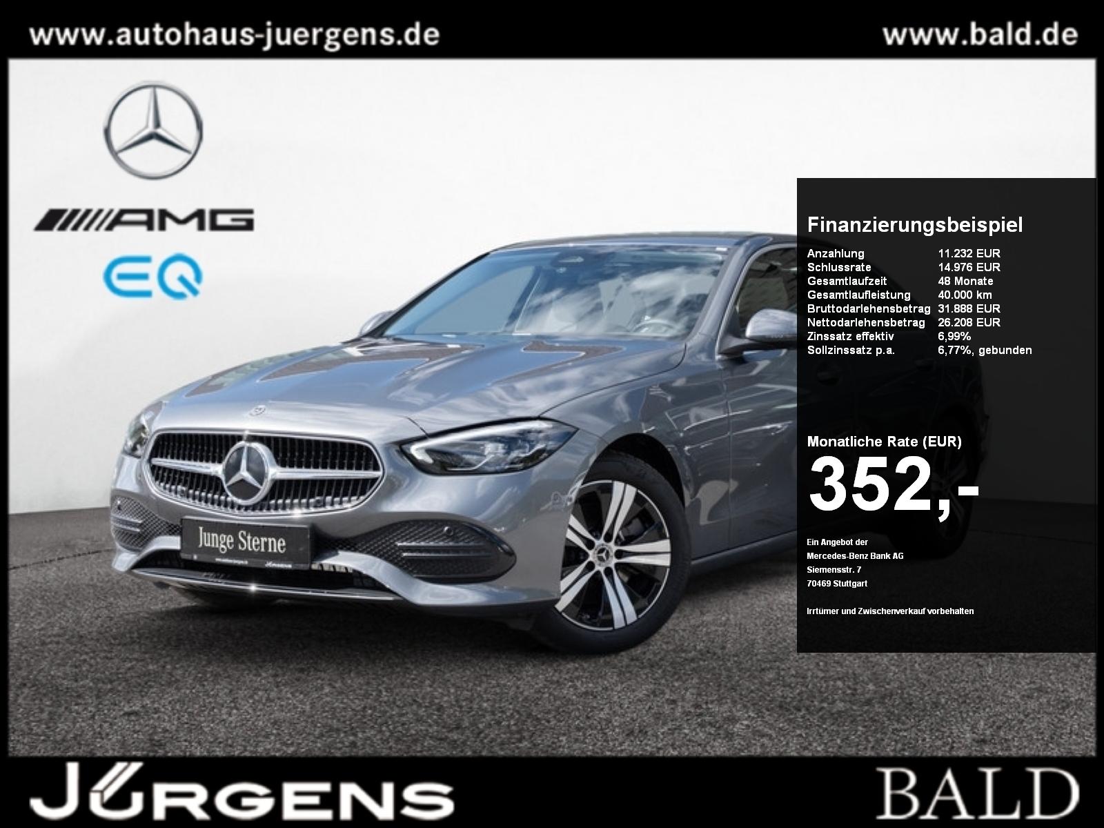 Mercedes-Benz C 200 Avantgarde/LED/360/SHD/Memo/Totw/Winter