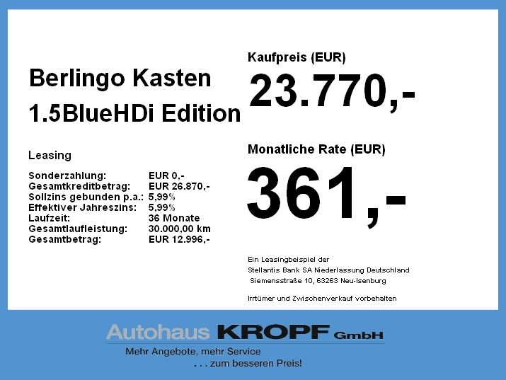 Citroën Berlingo - Bild 4