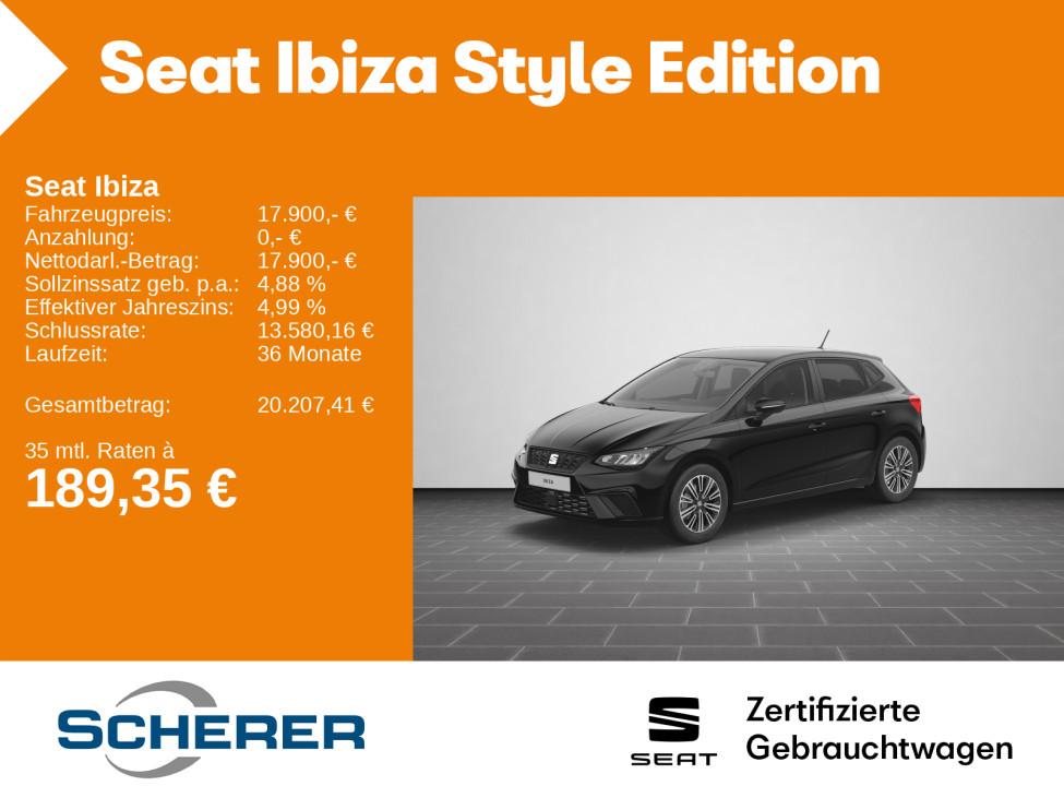 Seat Ibiza Style Edition 1.0 TSI SHZ FullLink Climatr