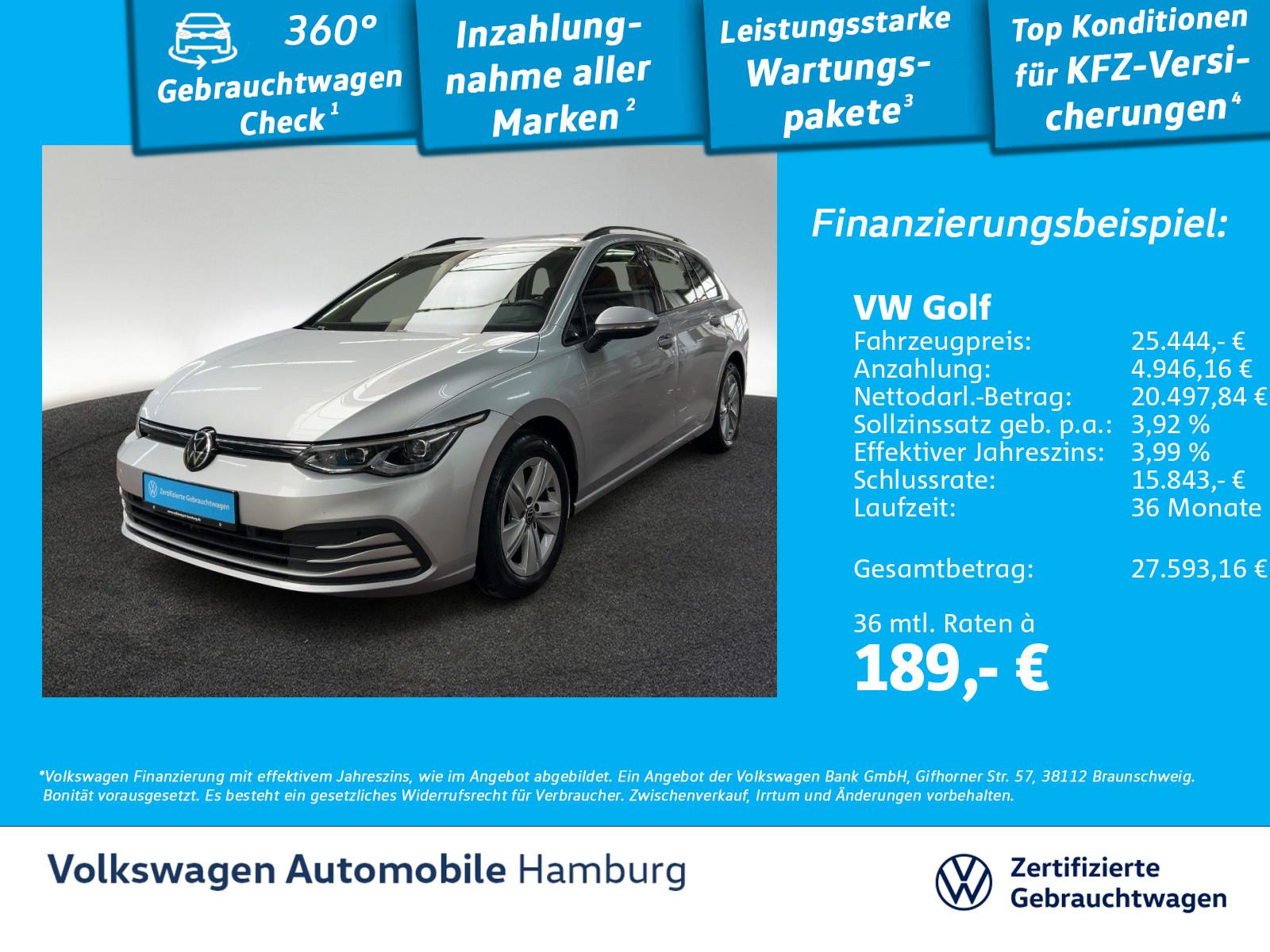 Volkswagen Golf VIII Var.1.5 eTSI DSG Life Navi Travel Assi