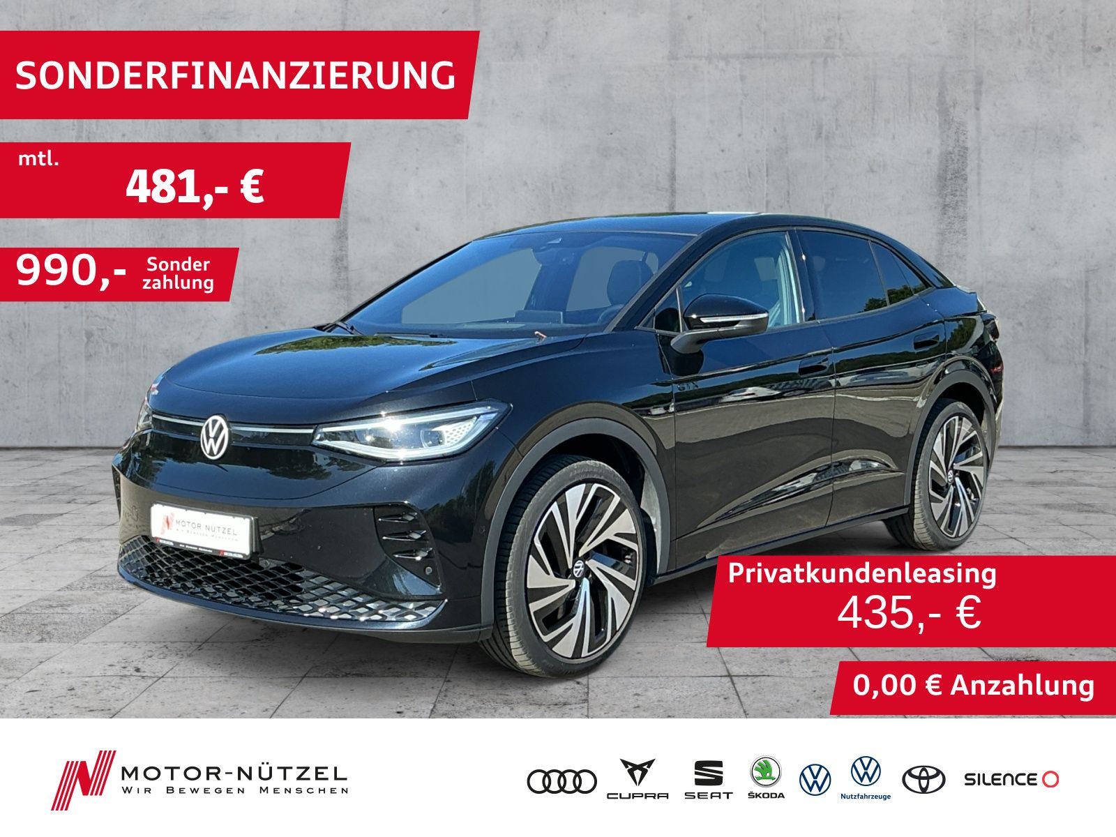 Volkswagen ID.5 GTX 220kW (82kWh) MATRIX+AHK+PANO+WäPu+21Z.