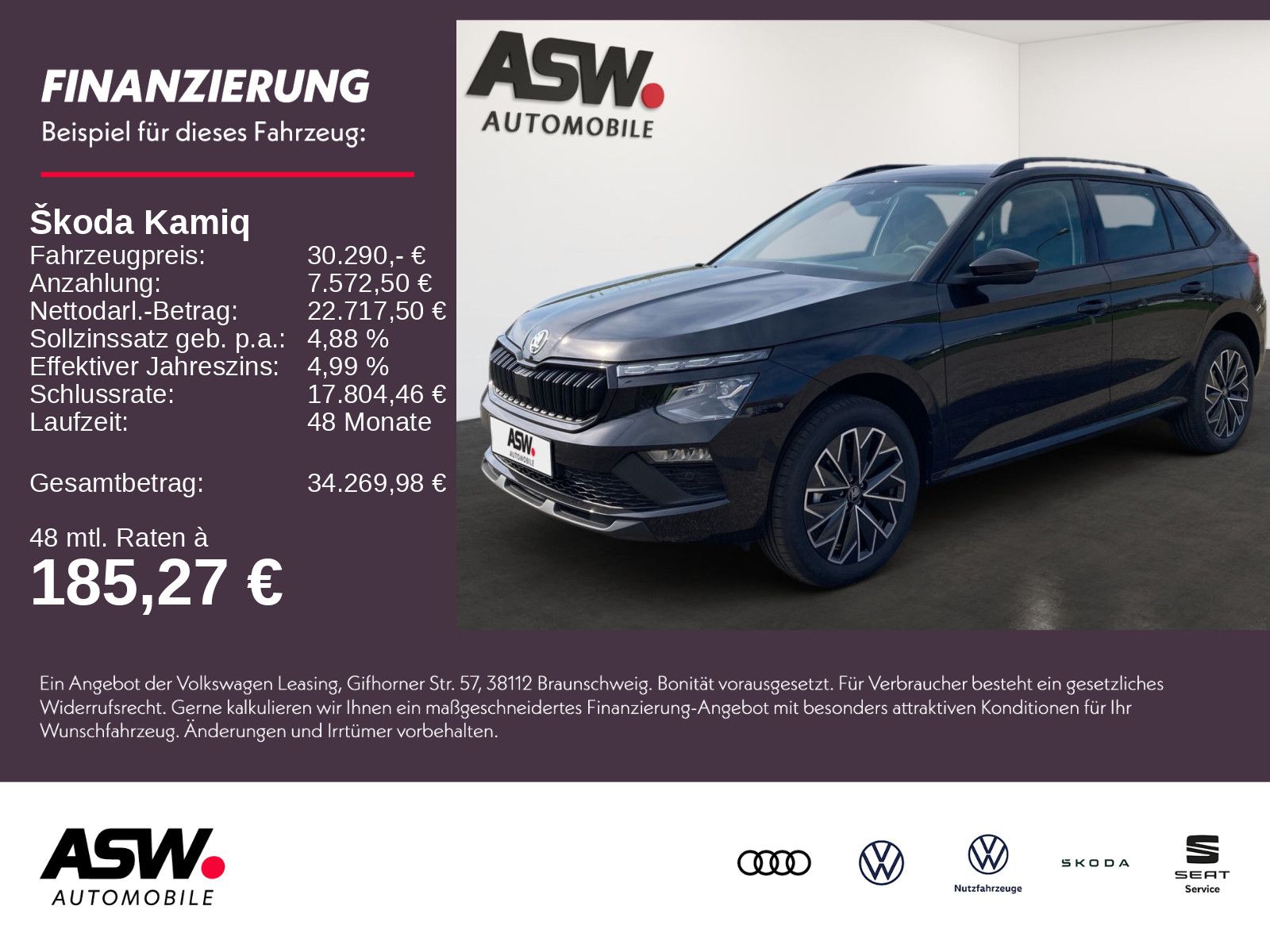 Skoda Kamiq Balance 1,0 TSI 115PS DSG *SONDERAKTION*