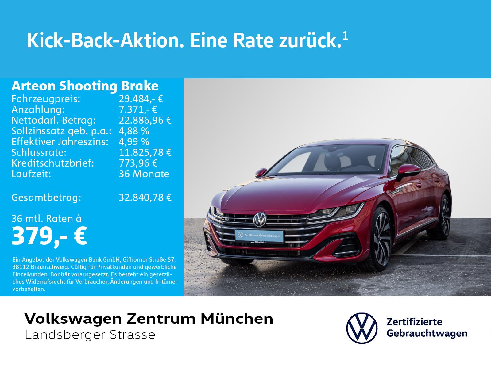 Volkswagen Arteon Shooting Brake 2.0 TSI R-Line AHK ACC LED