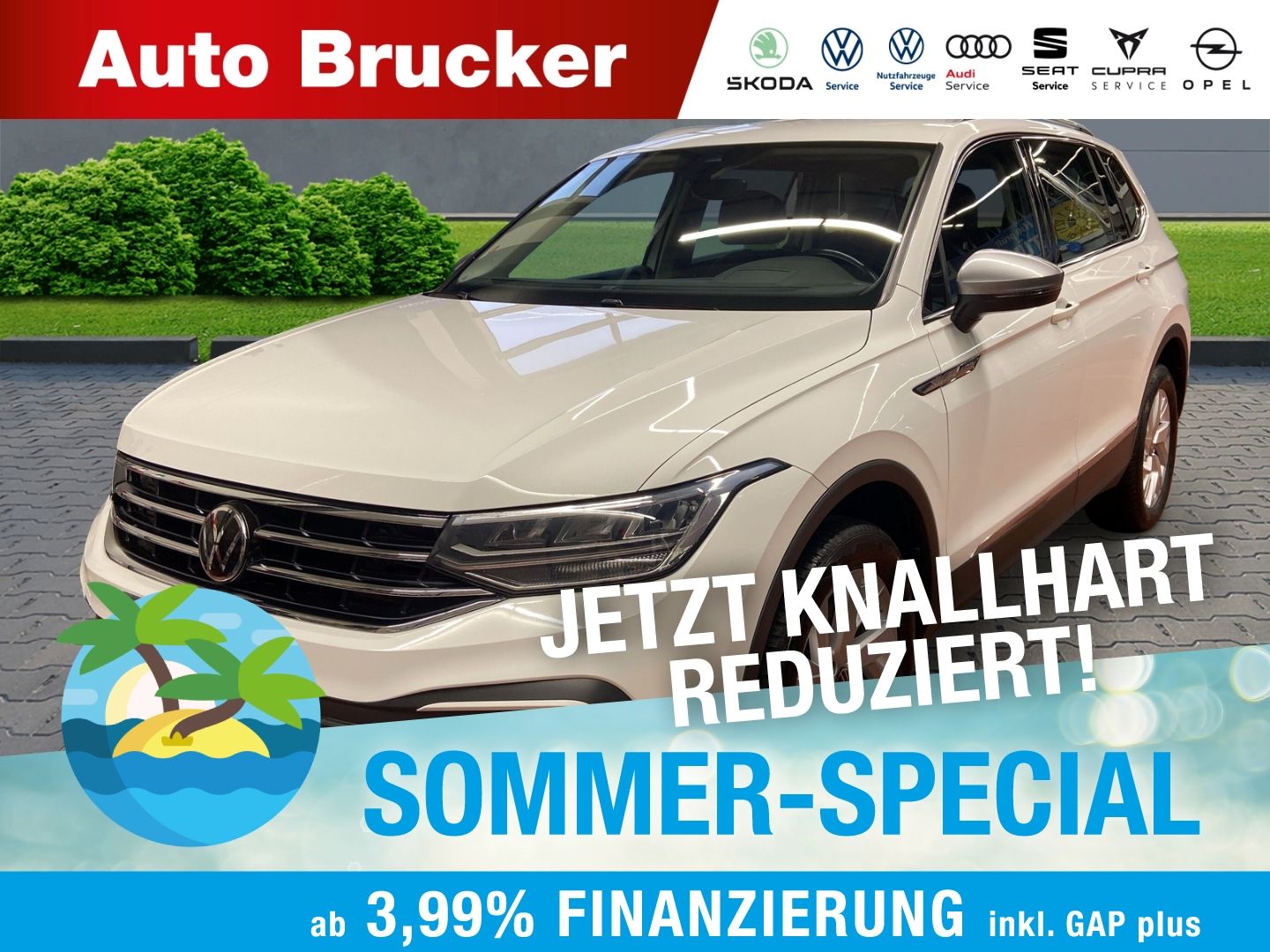 VW Tiguan Allspace Life 4Motion 2.0 TDI+Anhängerkup