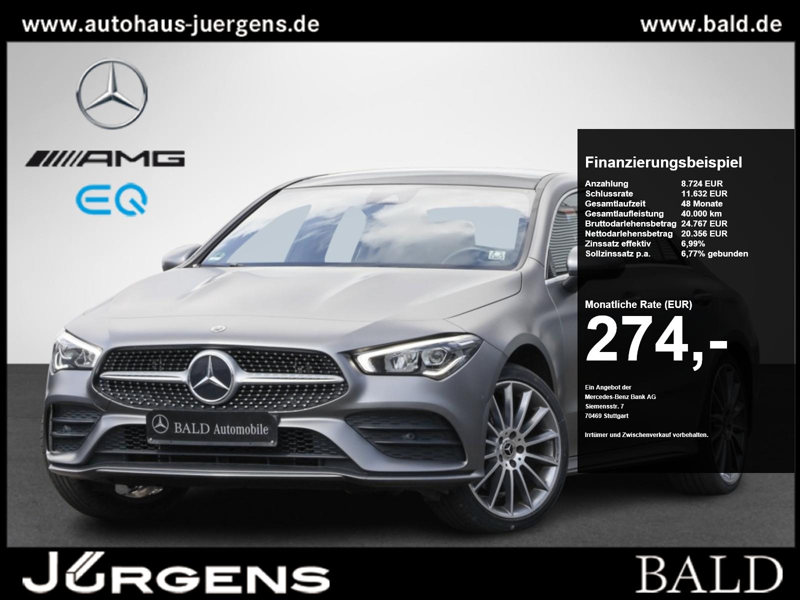 Mercedes-Benz CLA 250 e AMG-Sport/Pano/Leder/Ambi/Memo/Cam/LED
