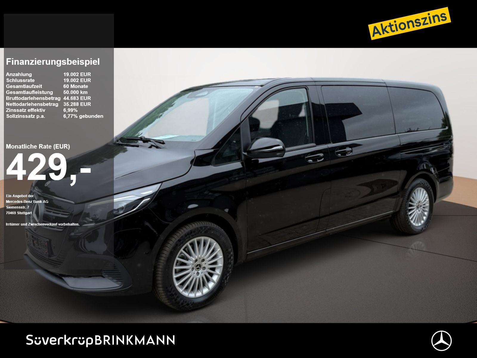 Mercedes-Benz EQV 300 STANDARD KLIMA 360° 7SITZER DISTRONIC MO foto 1