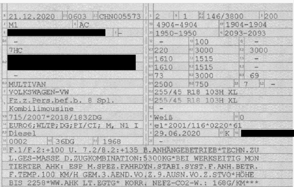 Volkswagen T6 Multivan