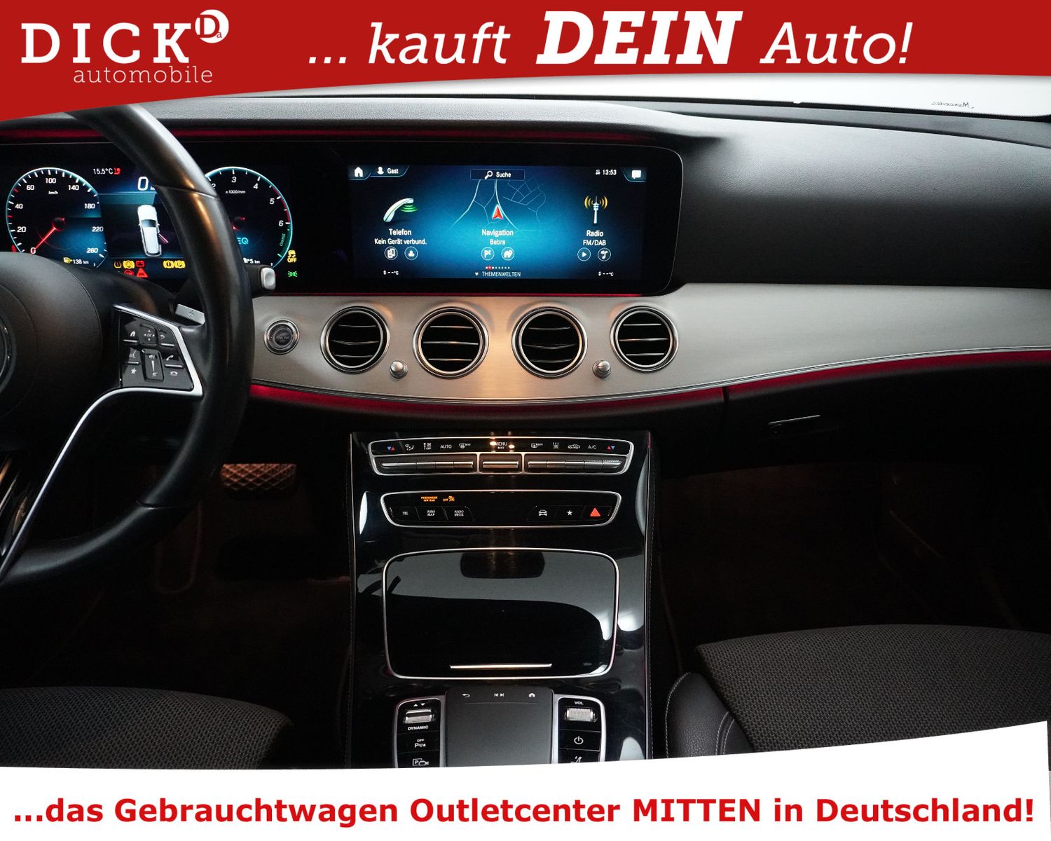 Fahrzeugabbildung Mercedes-Benz E300de T 2X Avantg PANO+STDHZ+KAM+MULTIBEAM+AHK+