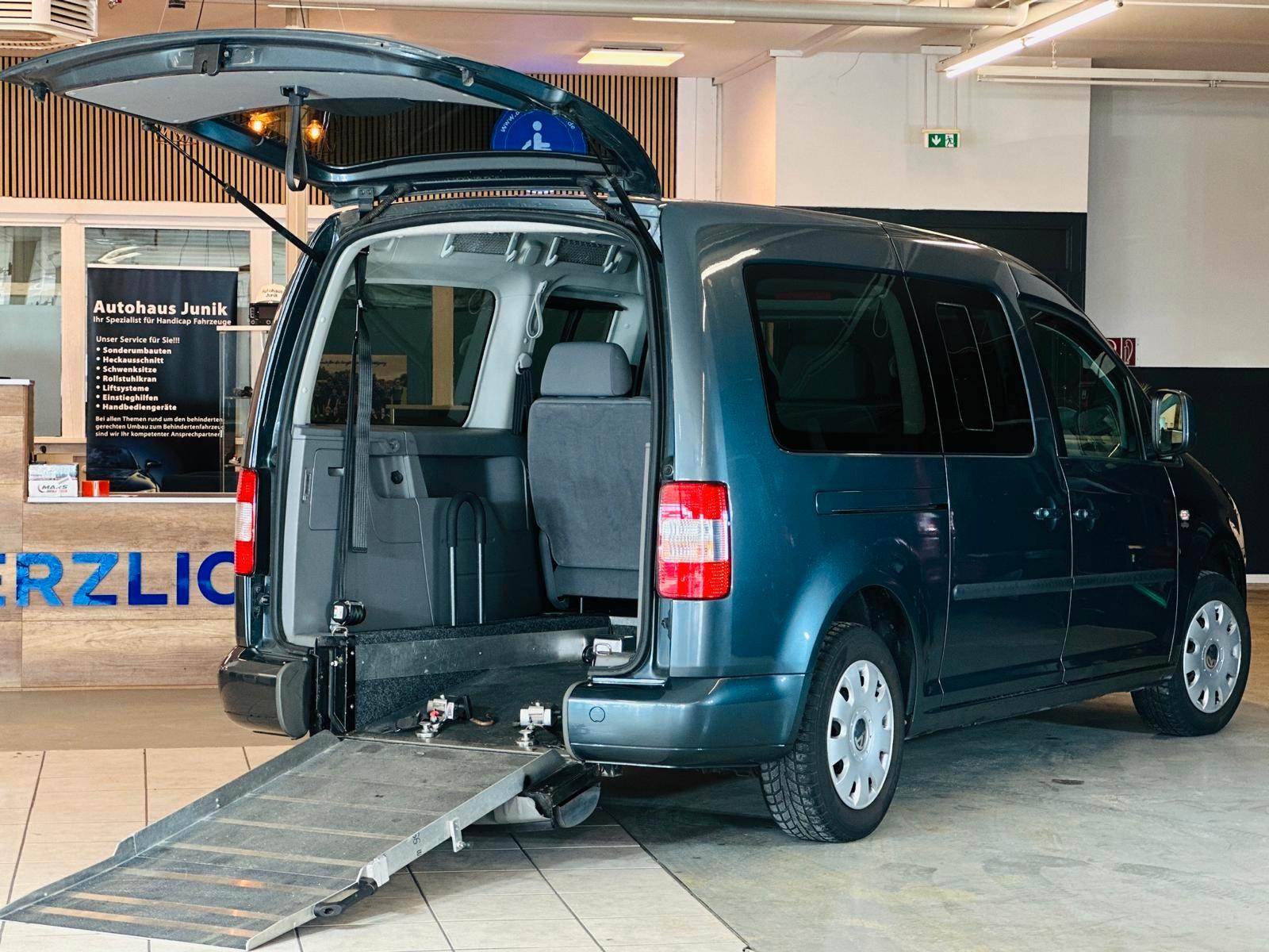 Volkswagen Caddy 1,6-Maxi-Behindertengerecht-Rampe-TOP