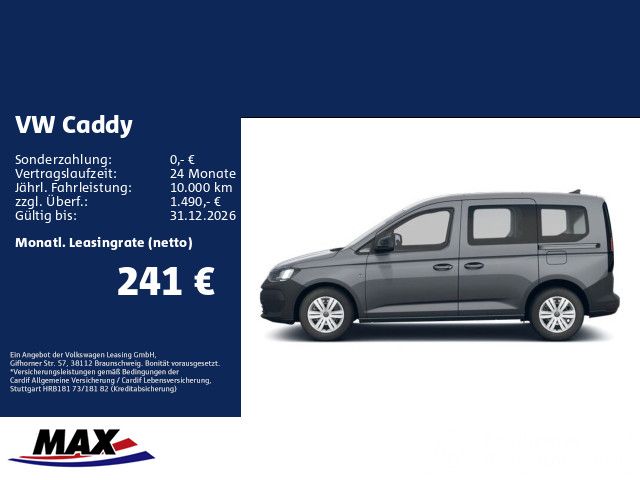 Volkswagen Der neue Caddy 1,5 l TSI EU6 85 kW Bestellfahrze