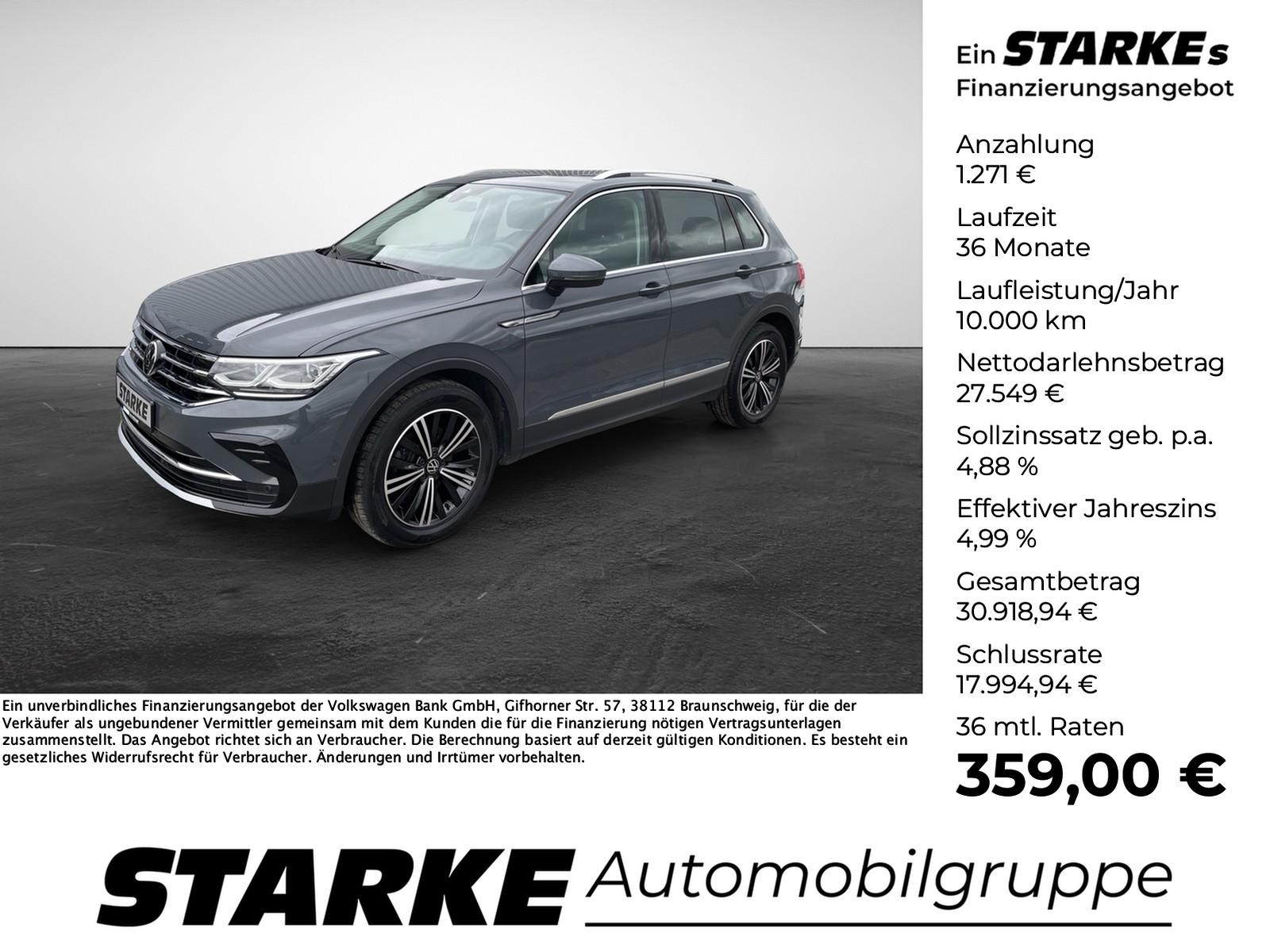 Volkswagen Tiguan 2.0 TDI DSG Elegance  Panodach AHK Navi L