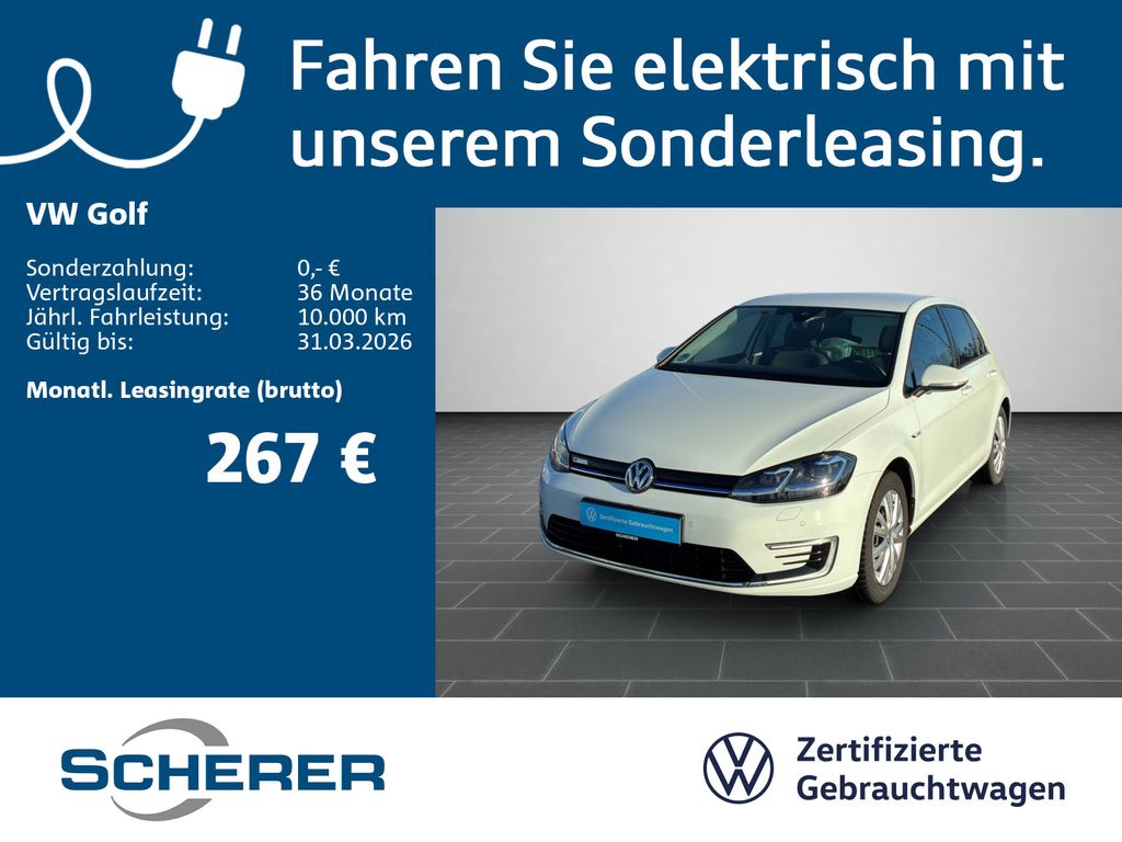 Volkswagen Golf VII e-Golf COMFORTLINE LED NAVI REAR VIEW S