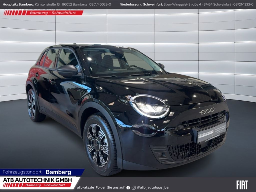 Fahrzeugabbildung Fiat 600 Hybrid MY25 Business Edition, Ganzjahresreif