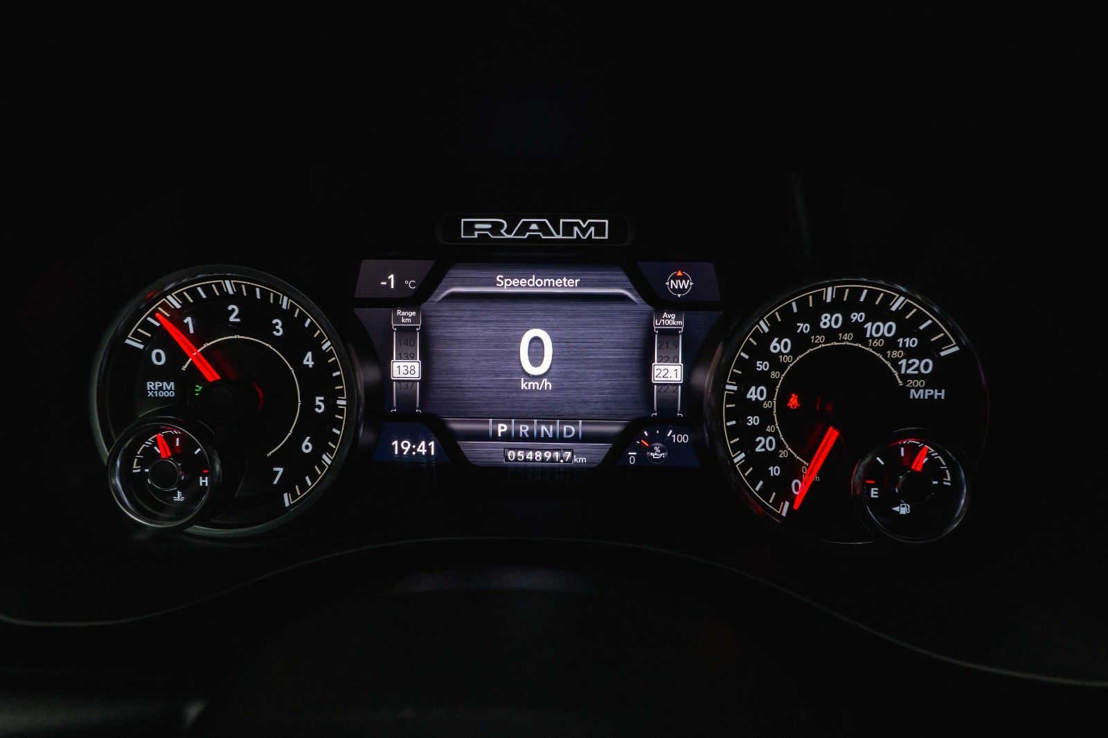 Fahrzeugabbildung Dodge RAM 5.7 V8 HEMI 4x4 LARAMIE Offroad Night LED