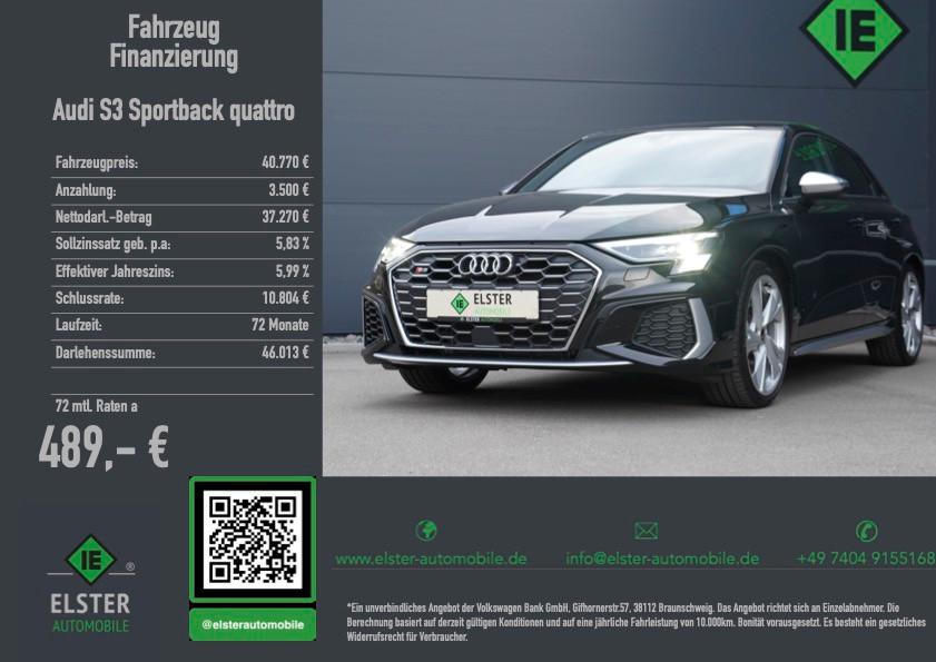 Audi S3 Sportback 2.0 TFSI qu,