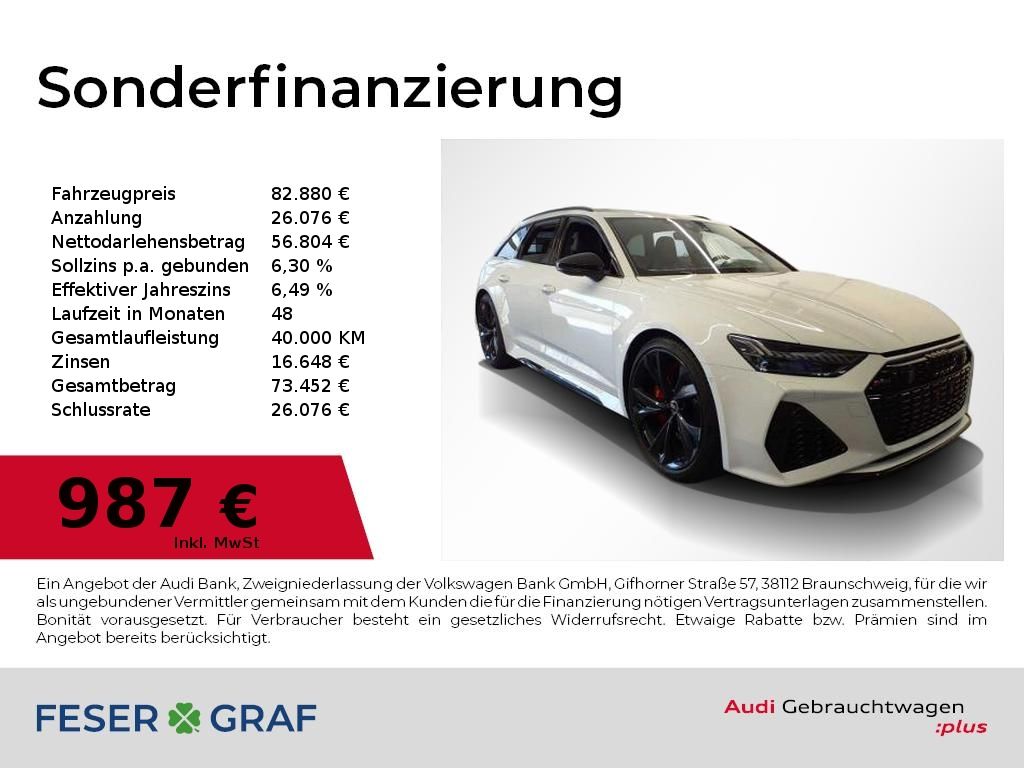 AUDI RS6 Avant Keramik,HUD,Standhzg,RS-Sportabgas,Las