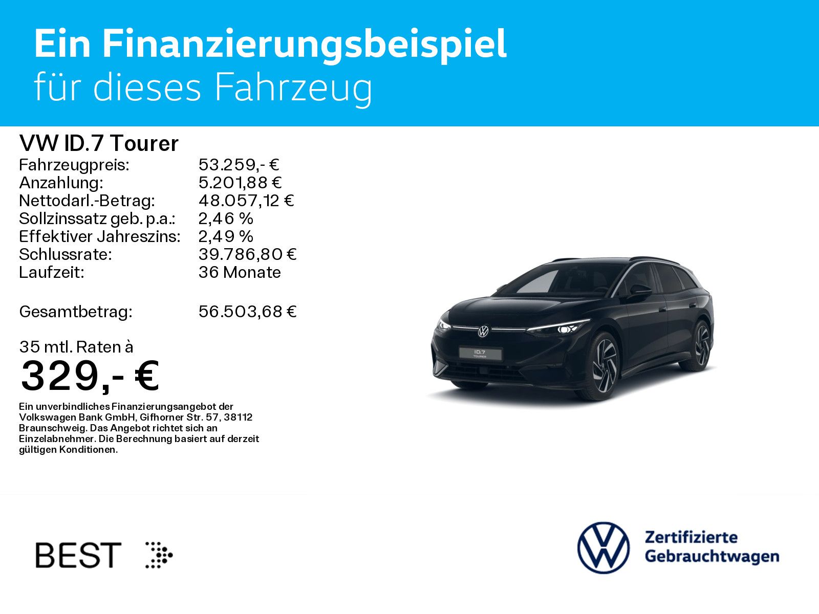 Volkswagen ID.7 Tourer Pro S WÄRMEPUMPE IQ.LIGHT AHK KAMERA foto 2