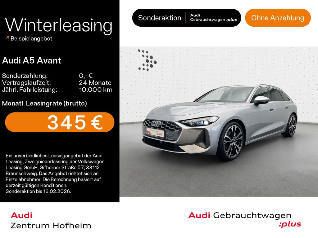 A5 Avant 40 TFSI S line S tro*LED*Virtual*Navi+*