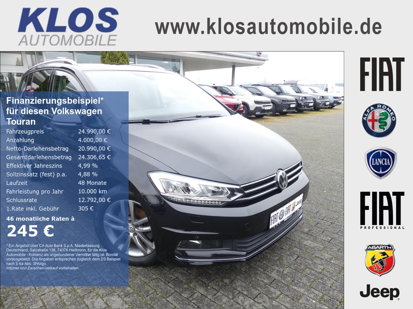 Volkswagen Touran IQ.DRIVE 1.5 TSI DSG NAVI CARPLAY LED SHZ