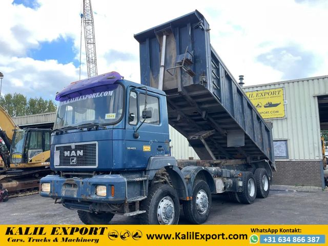 MAN 35.403 Kipper 8x8 Big Axle's Full Spring Suspens