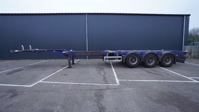 Pacton 3 AXLE CONTAINER TRANSPORT TRAILER EXTENDABLE 45