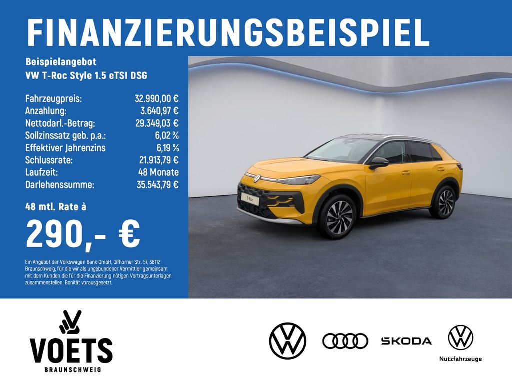 T-Roc Style 1.5 eTSI DSG IQ.LIGHT+TRAVELASSIST
