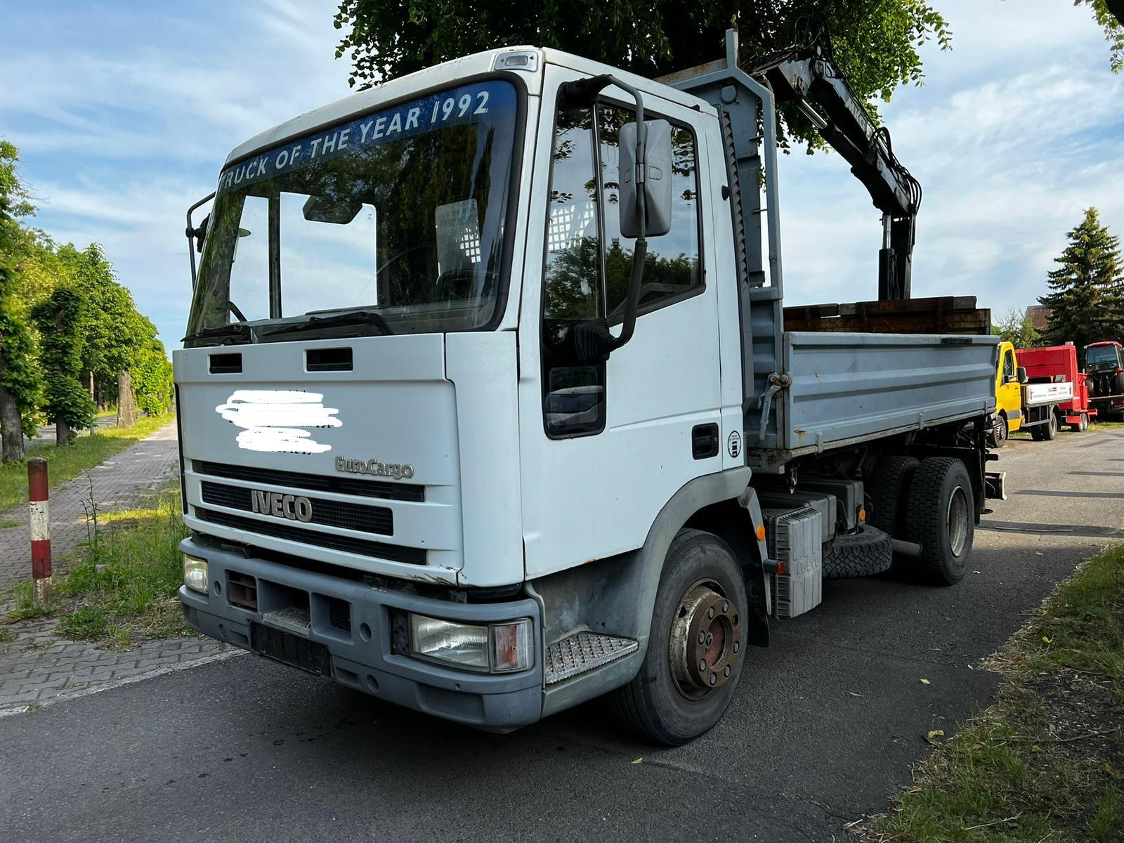 Iveco Euro Cargo Tipper , 2-Seiten Kipper mit Kran