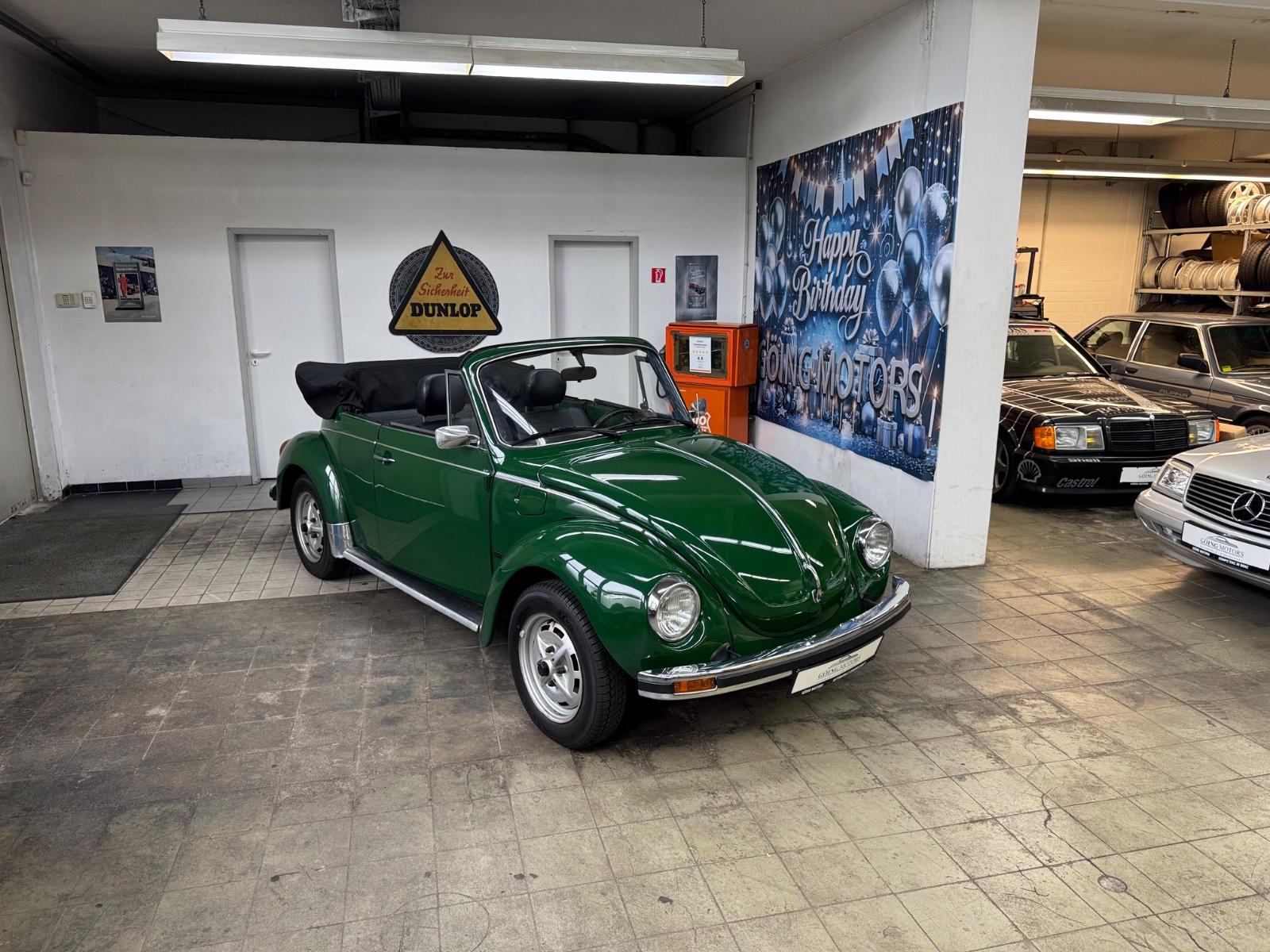 Volkswagen 1303 Cabriolet original in Irischgrün
