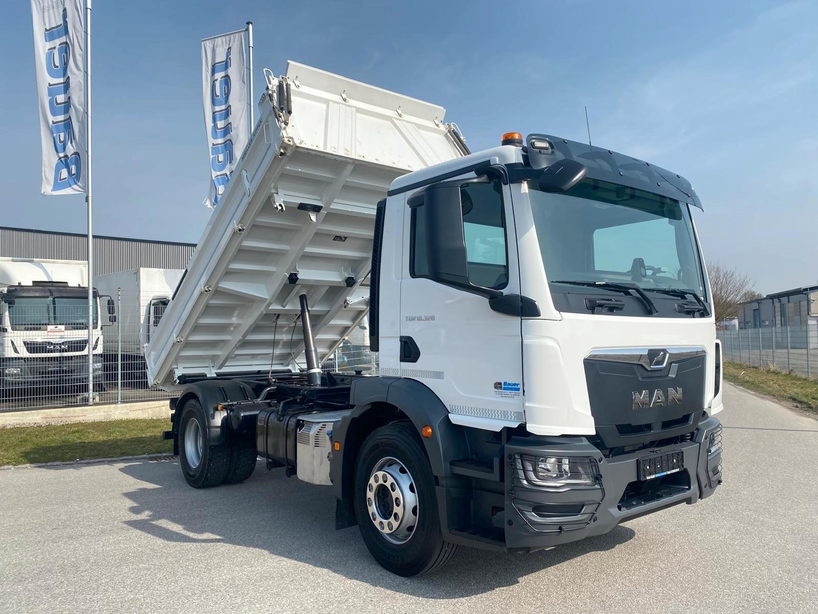 MAN TGM18.320/4x2/Meiller/Kipper/NL10,7to/Nur 42 tkm