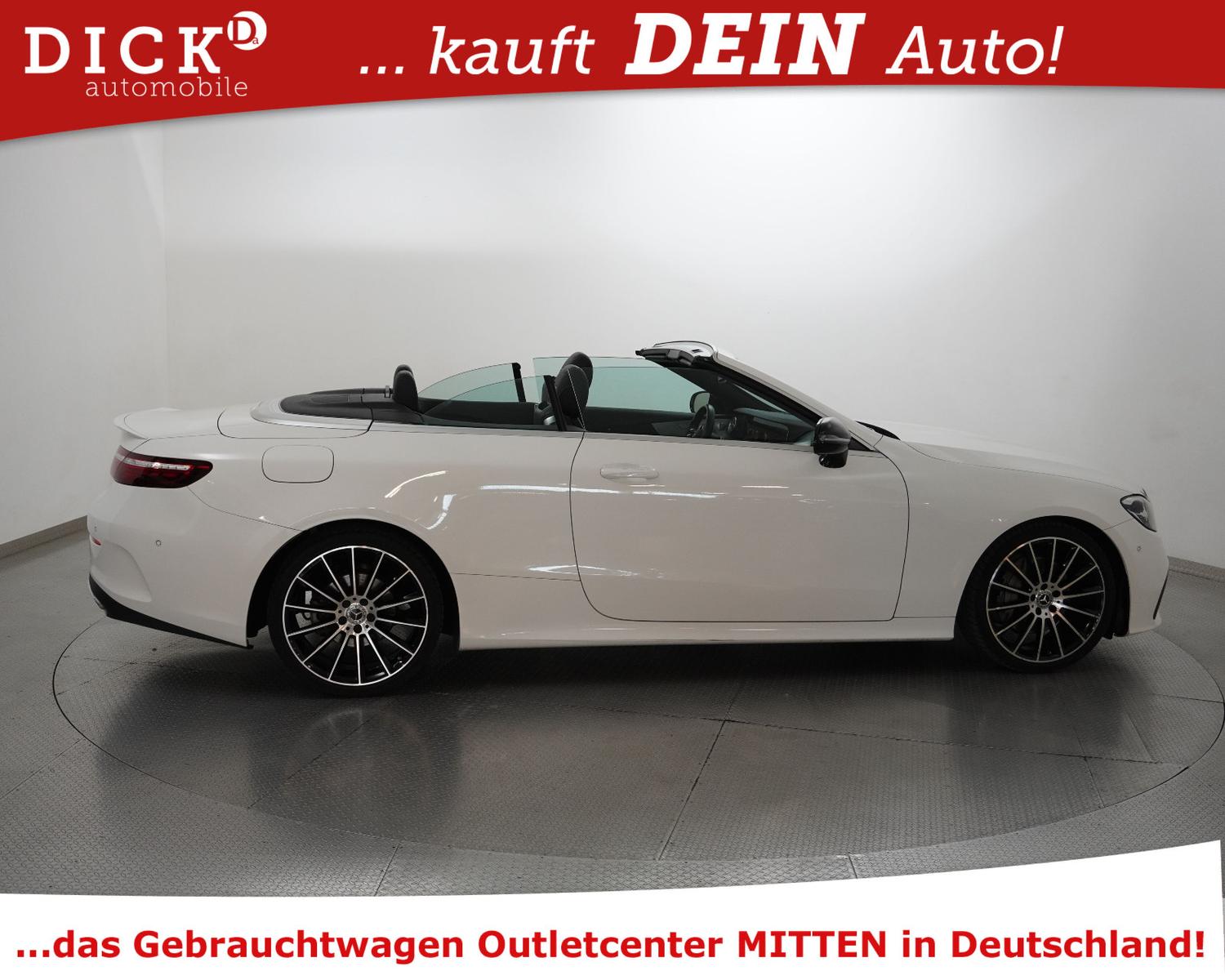 Mercedes-Benz E220d Cabrio 2X AMG NIGHT+WIDESC+STNDHZ+BURM+20"