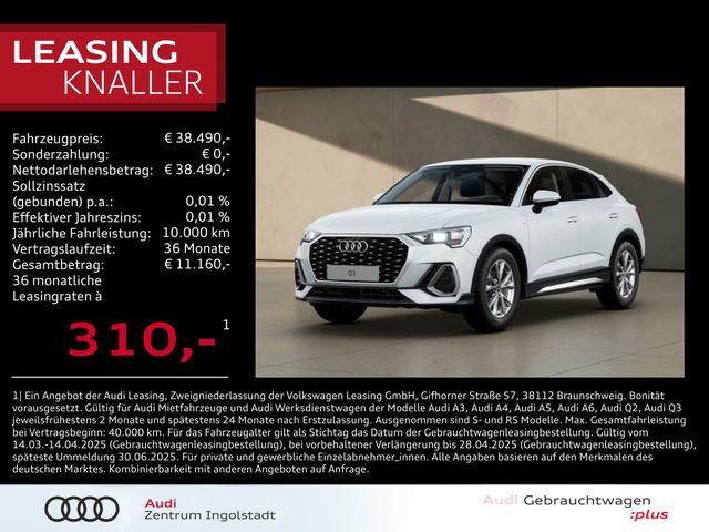 Audi Q3 Sportback 35 TFSI S line NAVI ACC Kamera 18"