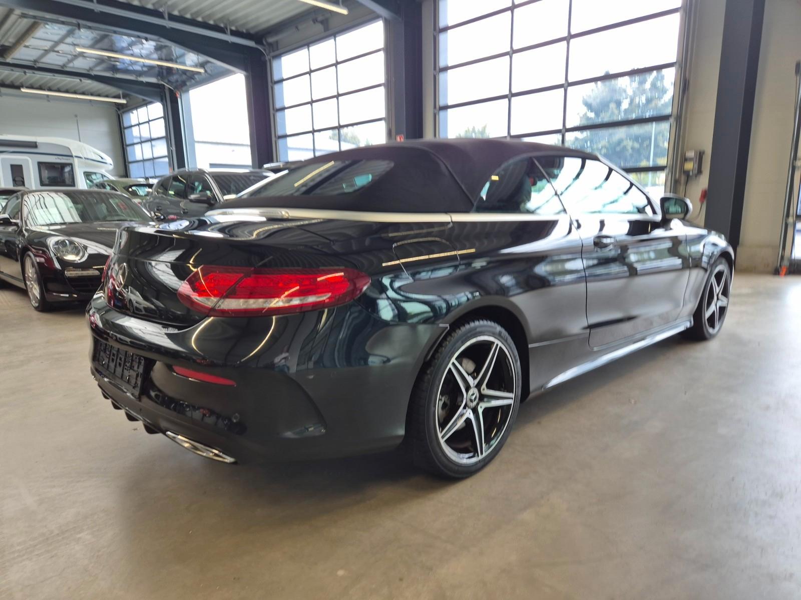 Mercedes-Benz C 180 CABRIO AMG LINE NAVI LED SHZ 360CAM DISTRO