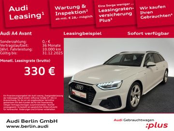 Audi Leasingangebot: Audi A4 Avant S line 30 TDI S tr. STDHZG LED NAVI VIR
