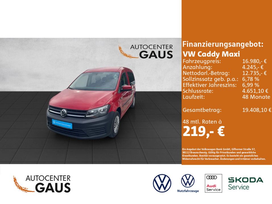 Caddy Maxi Trendline 7-Sitzer 1,0 l 75 kW TSI EU