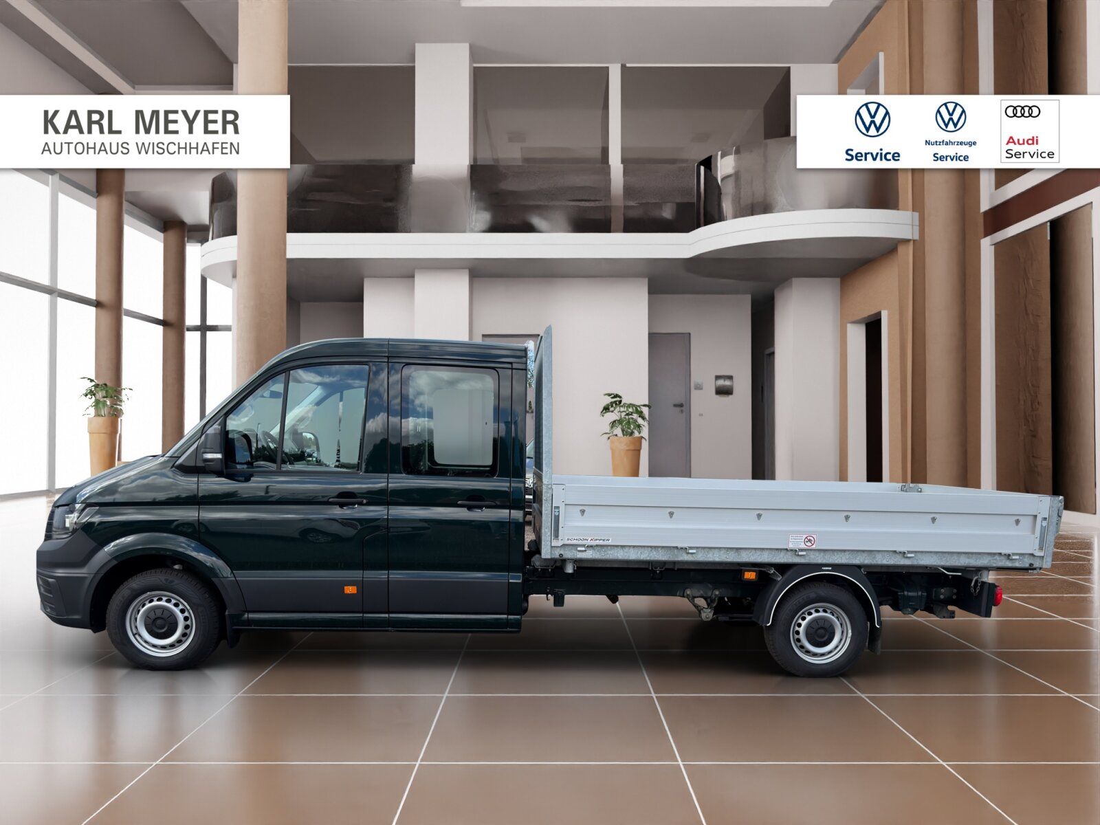 Fahrzeugabbildung Volkswagen Crafter 35 Pritsche 2.0 TDI DOKA Kipper