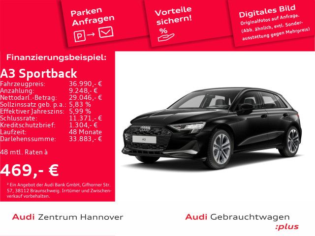 Audi A3 Sportback Advanced 35 TDI HuD AHK virtual Nav