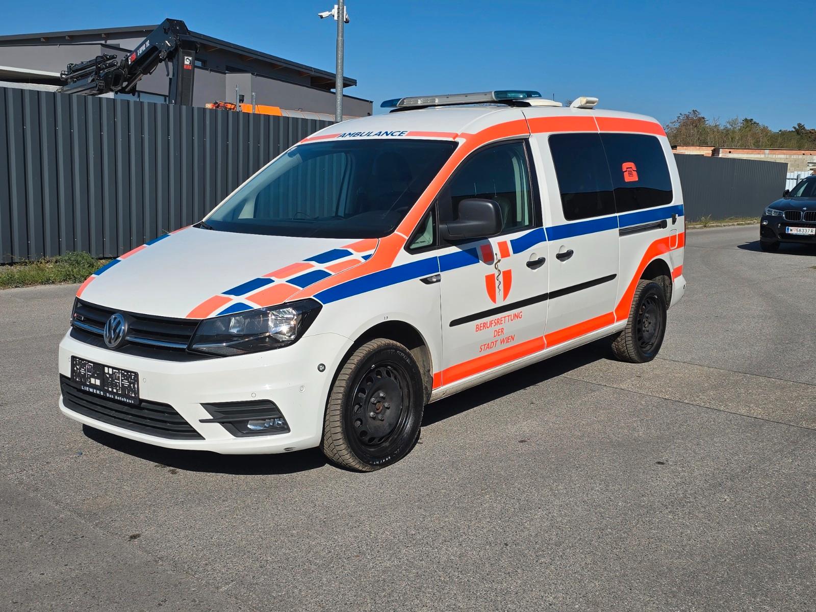 Volkswagen Caddy Maxi 2,0 TDI 4MOTION DSG Notarztfahrzeug