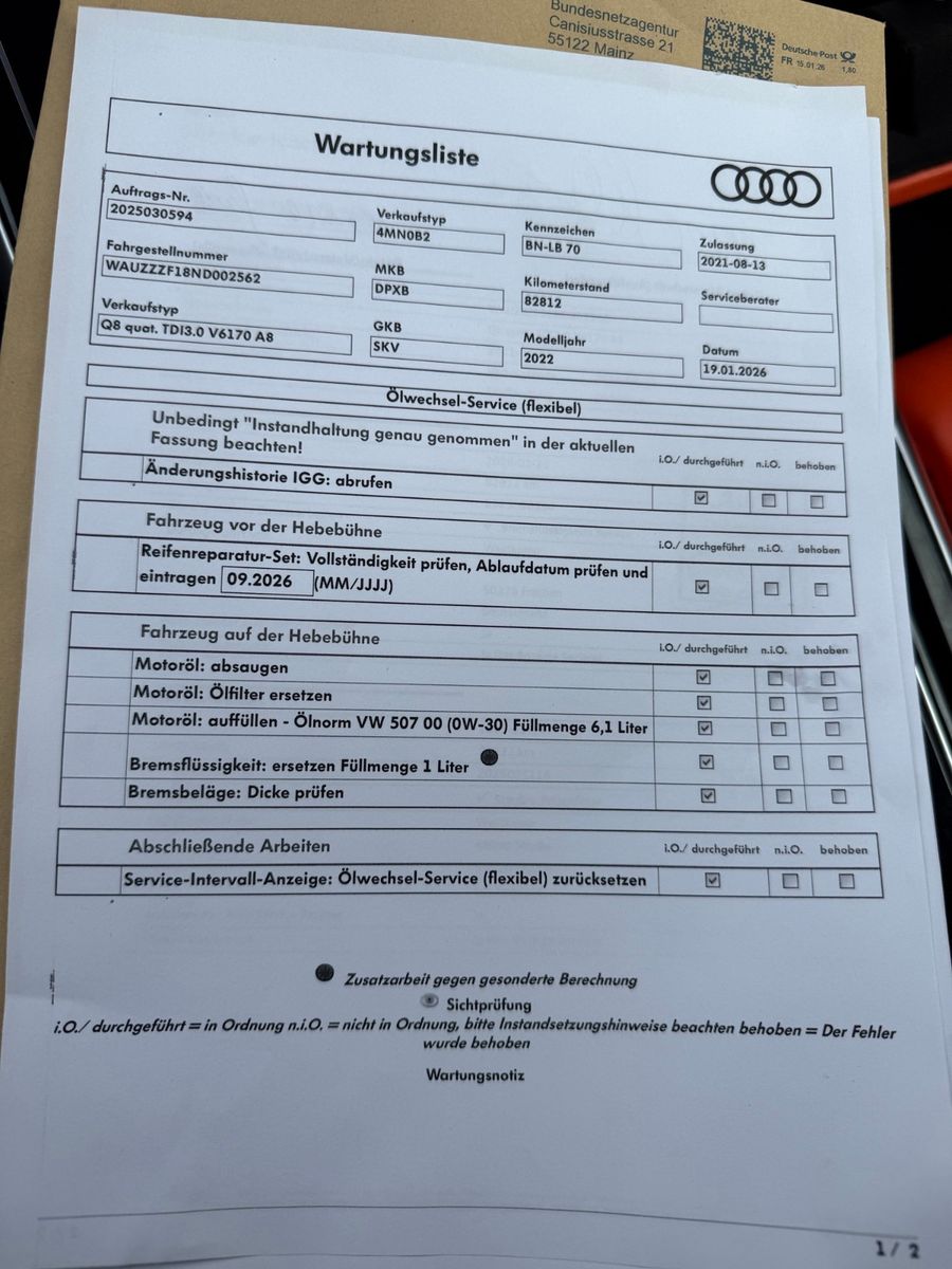 Audi Q8 45 TDI quattro S-Line Matrix-LED Leder Hued-U foto 8