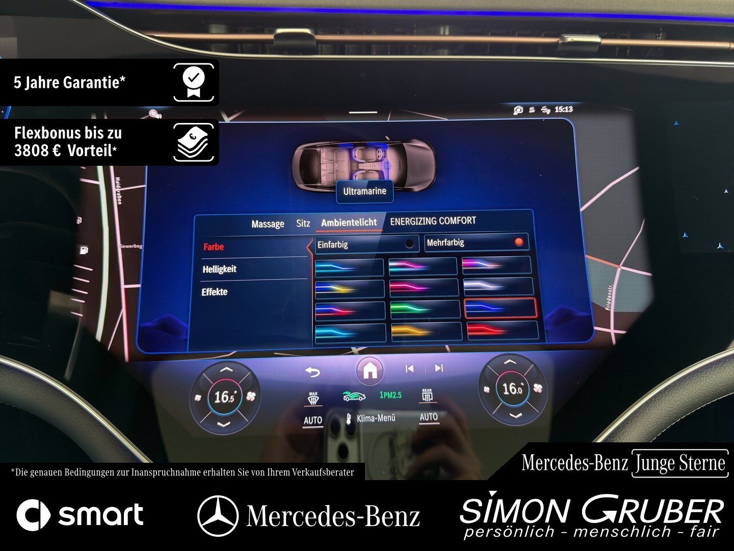 Fahrzeugabbildung Mercedes-Benz EQS 580 4M AMG Pano Hyper Sitzklima Massage