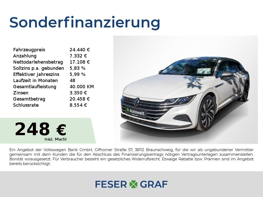 VW Arteon 2.0 TDI Elegance DSG AHK/Kamera