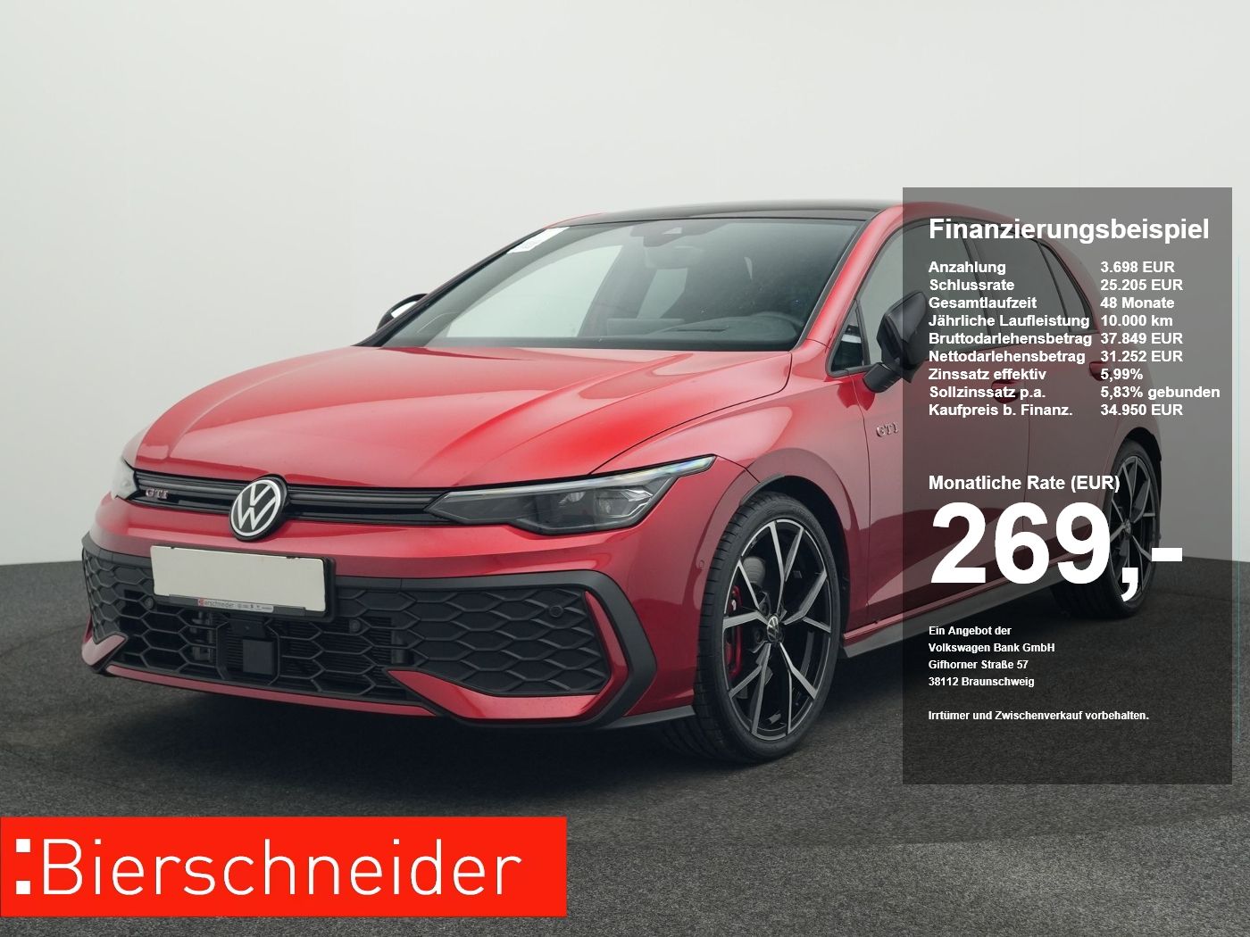 Volkswagen Golf 8 2.0 TSI DSG GTI IQ.LIGHT NAVI PANORAMA AR