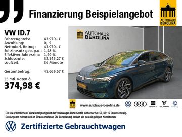 Volkswagen Leasingangebot: Volkswagen ID.7 Pro *IQ-MATRIX*AHK*360°*ACC*NAV*WärmeP*