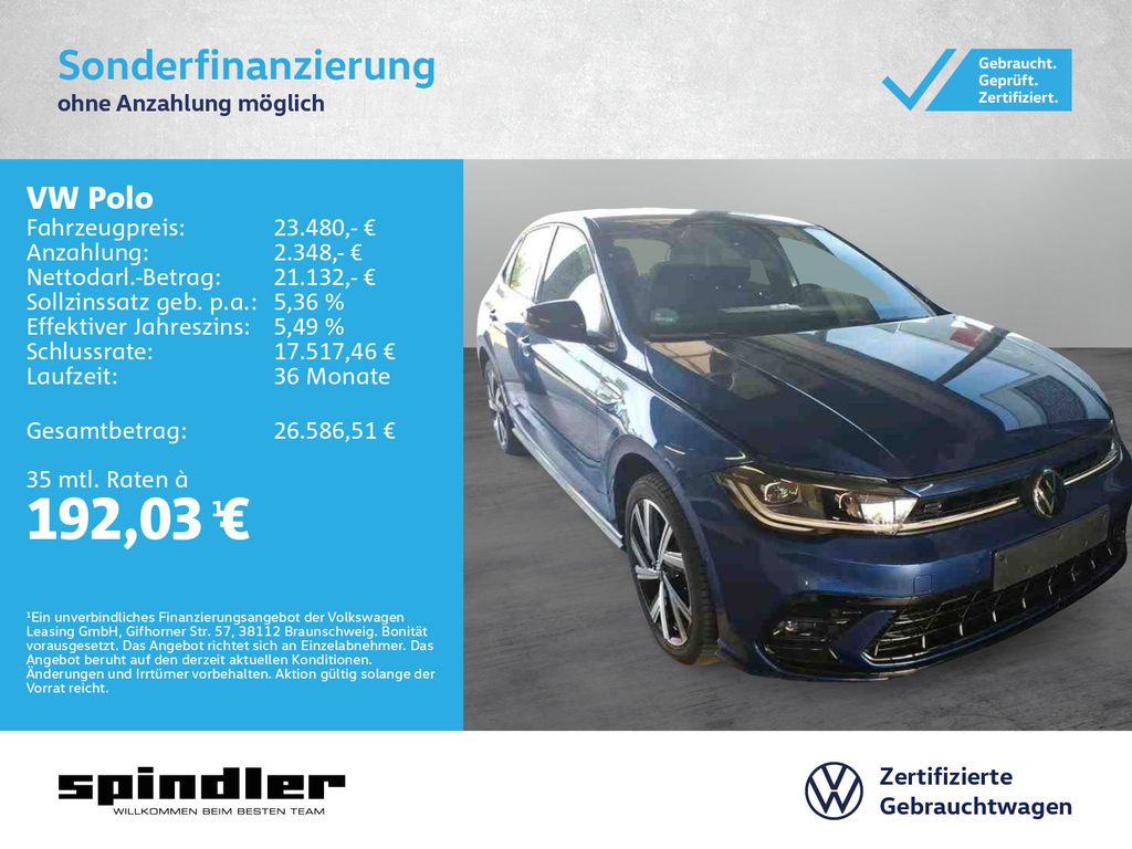Polo R-Line 1.0 TSI DSG / IQ.Drive, Matrix, ACC