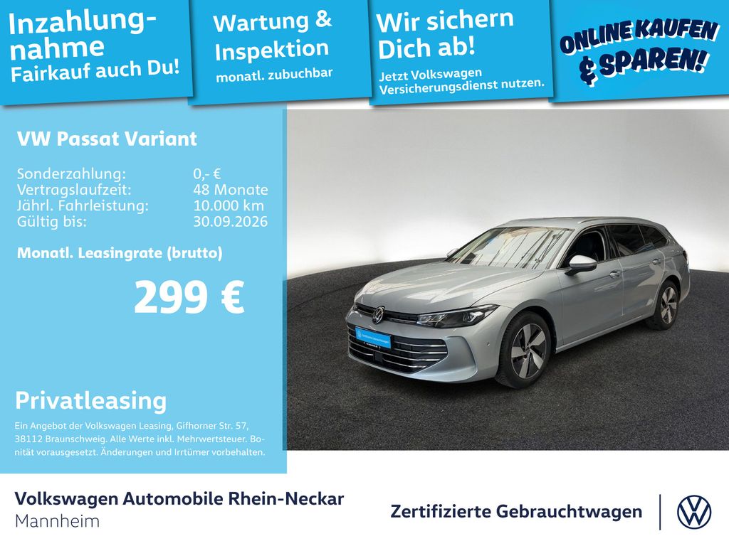 Passat Variant Business 1.5 eTSI DSG Navi AHK Ka