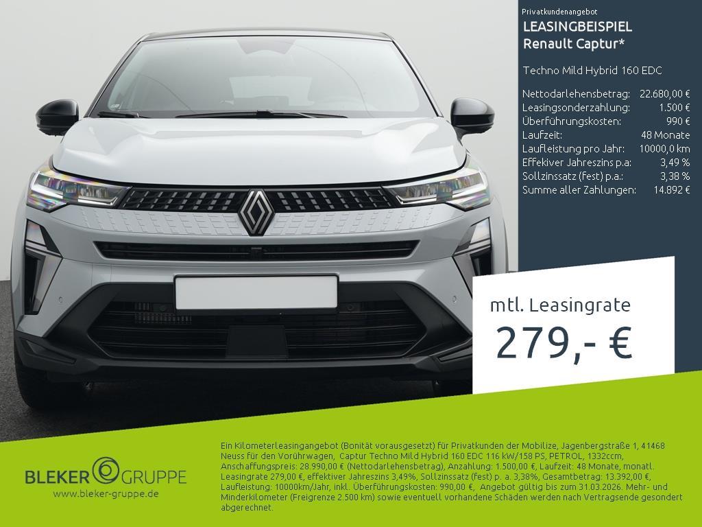 Renault Captur Techno Mild Hybrid 160 EDC