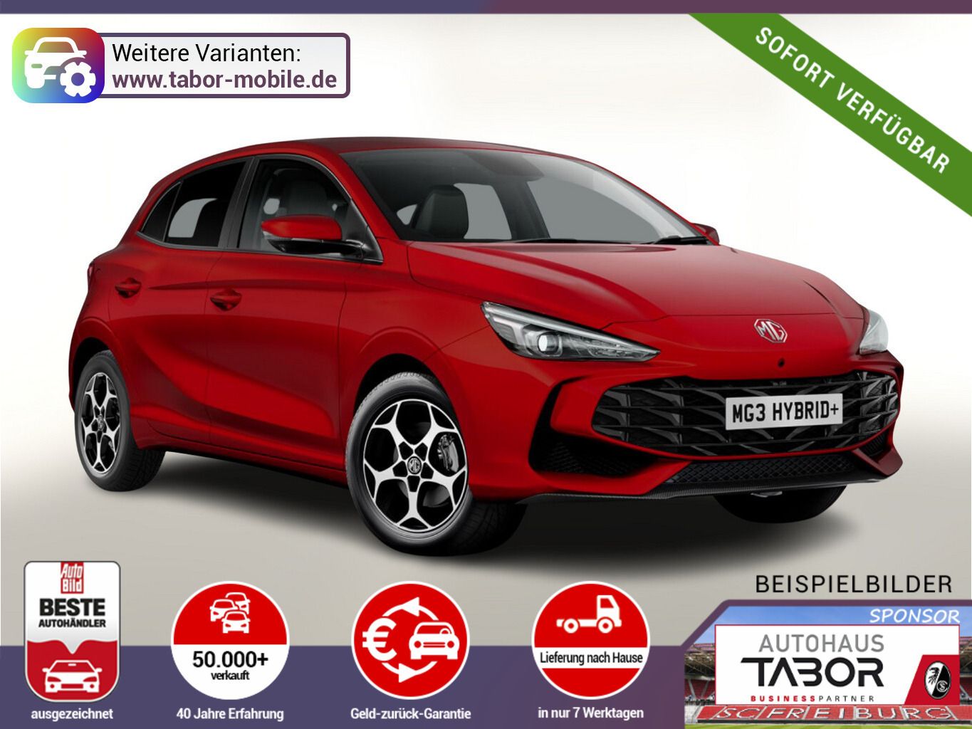 MG3 HEV+ Luxury  ACC LED 360Kam SHZ TotW Nav 16Z