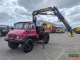 Unimog 416/U1100 4x4 - Hiab PK4600A - Offene Ladefläche - Unimog 416