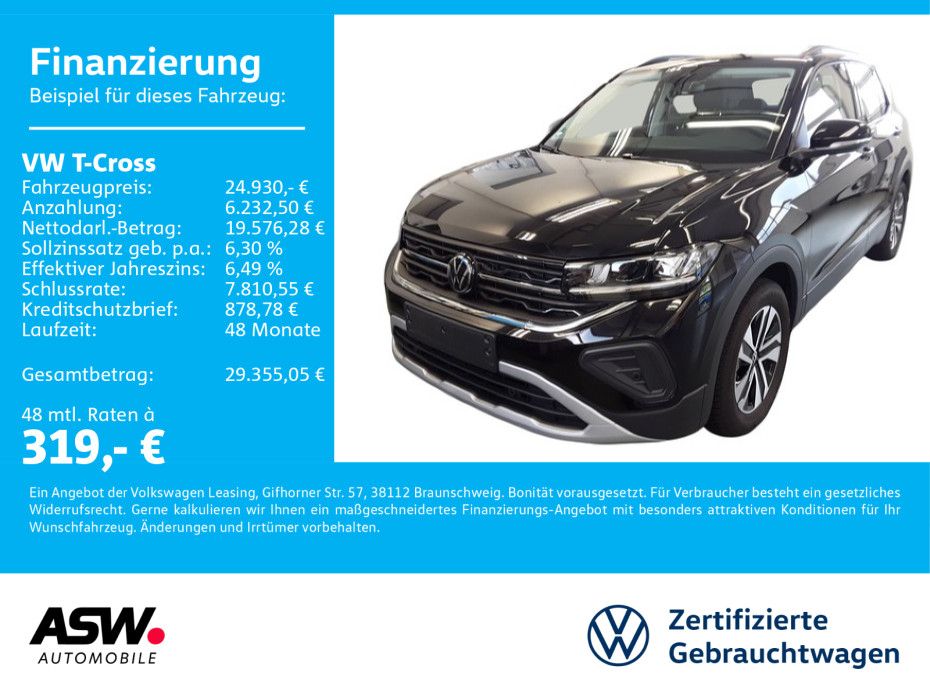 Volkswagen T-Cross Energy 1.0 TSI DSG LED Navi AHK ACC SHZ