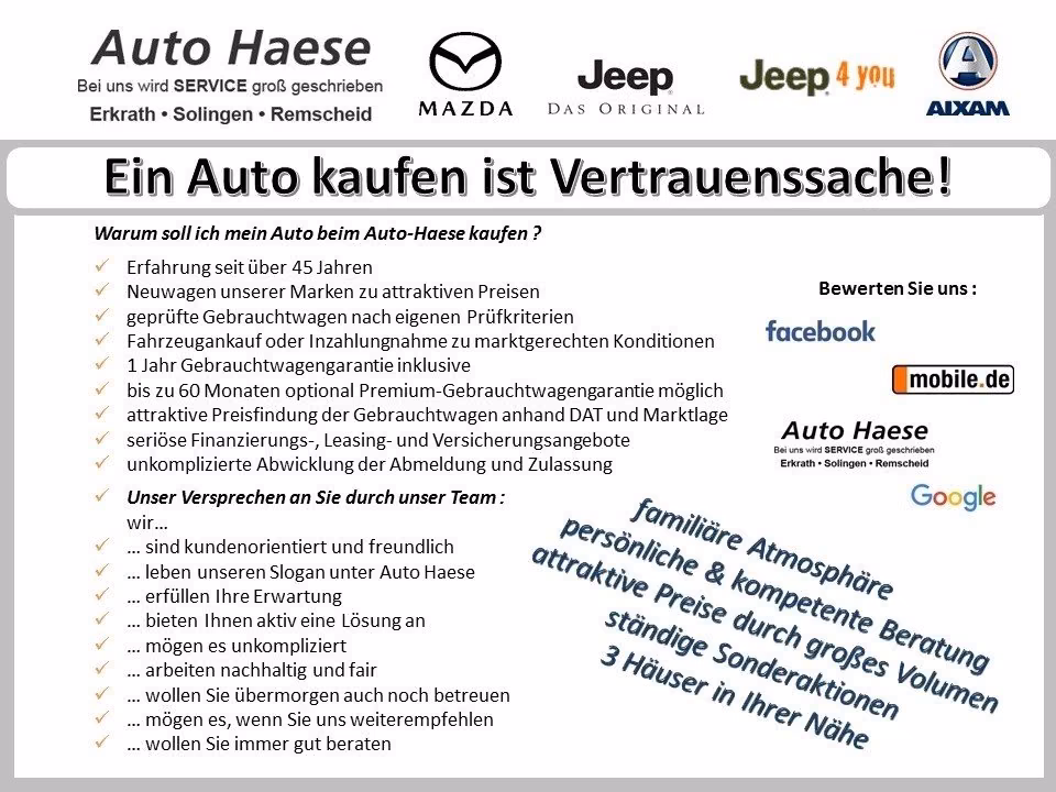 Jeep Compass 1.4 170PS Limited Automatik Allrad Paket