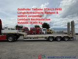 Goldhofer STN-L3-39/80 3Achsen hydraulische Rampen ABS/EBS - Goldhofer Tieflader